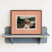 Oranje Hart Foto Poster - Aangepaste Cadeau