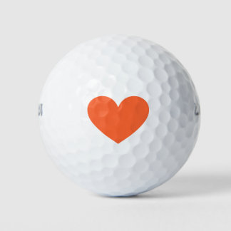 Oranje Hart Golfballen