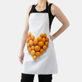 Oranje hart schort (Insitu)