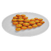 Oranje hart snijplank (Hoek)