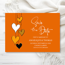 Oranje Hart Thema Trouw Save the Date
