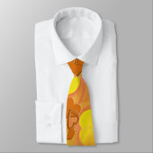 Oranje harten stropdas (Gebonden)