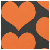 Oranje hartenstof stof (Close Up)