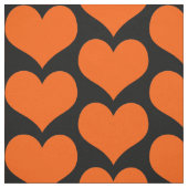 Oranje hartenstof stof (Swatch)