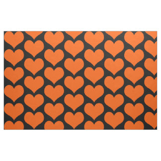 Oranje hartenstof stof