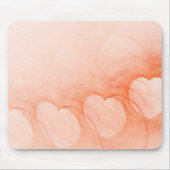 Oranje hartlijn muismat (Voorkant)