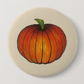 Oranje Harvest Pumpkin Patch Herfst herfst Ronde Button 4,0 Cm (Voorkant)