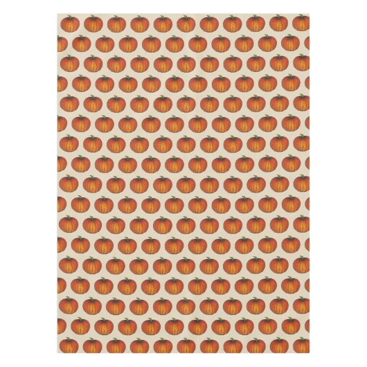 Oranje Harvest Pumpkin Patch Herfst herfst Tafelkleed (Voorkant)