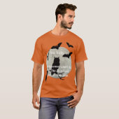 Oranje havermout en vleermuizen t-shirt (Voorkant volledig)
