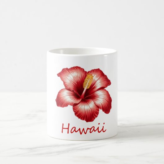 Oranje Hawaii hibiscus Koffiemok (Center)