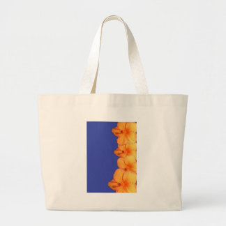 Oranje Hawaiian Hibiscus Flowers Grote Tote Bag