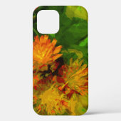 Oranje Hawkweed Wildflower Abstract Impressionisme Case-Mate iPhone Case (Achterkant)