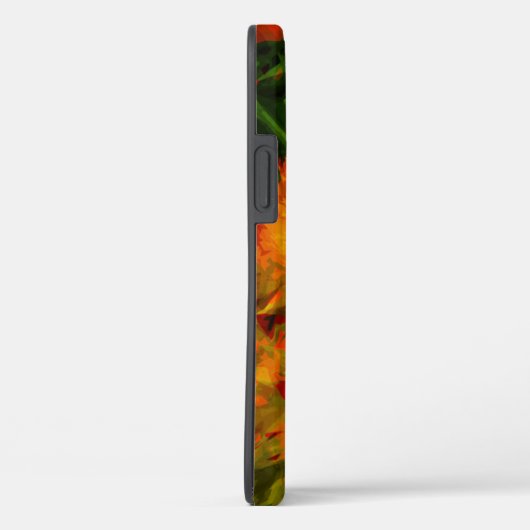 Oranje Hawkweed Wildflower Abstract Impressionisme Case-Mate iPhone Case (Achterkant / Rechts)