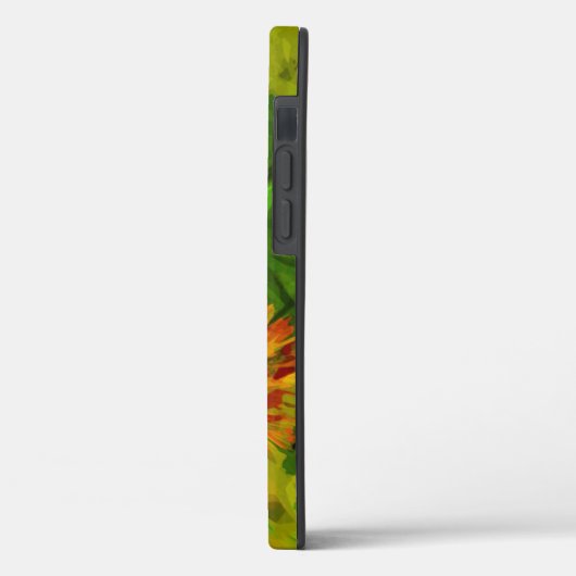 Oranje Hawkweed Wildflower Abstract Impressionisme Case-Mate iPhone Case (Achterkant / Links)
