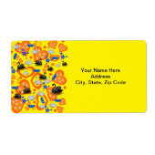 Oranje Hearts Swans Labels (Voorkant)