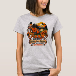 Oranje Hemd Dag 30 September Herinner Eer Neem  T-shirt