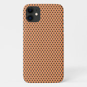 Oranje Herfst Argyle Design Phone Case (Achterkant)