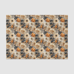  Oranje Herfst Bloemen Tissuepapier