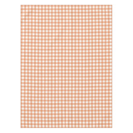 Oranje herfst gingham rasterpatroon tafelkleed