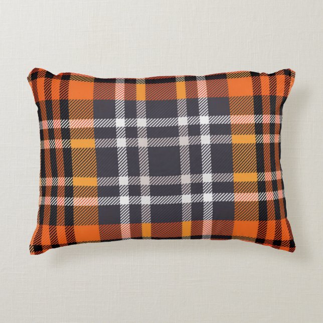 Oranje Herfst Herfst Halloween Thanksgiving Accent Kussen (Voorkant)