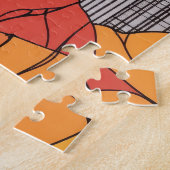 Oranje herfst in Chicago Reizen Legpuzzel (Zijkant)