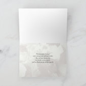 Oranje herfst laat aangepaste Pastor Appreciation  Bedankkaart (Binnen)