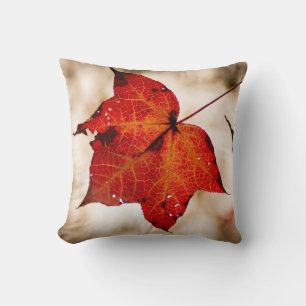 Oranje Herfst Leaf Kussen