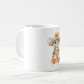 Oranje Herfst Muis Koffiemok (Voorkant links)