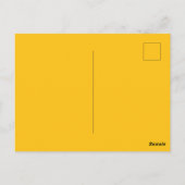 Oranje Herfst Plaid Briefkaart (Achterkant)