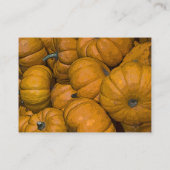 Oranje herfst pomkins Wedding RSVP Response Kaart (Achterkant)