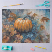 Oranje Herfst Pompoen Decoupage Papier (Craft)