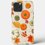 Oranje Herfst Pompoen iPhone 13 Hoes Case Mate (Achterkant)