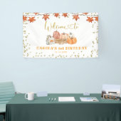 Oranje Herfst Pompoen Patch Verjaardag Grote Banne Spandoek (Beurs)