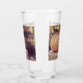 Oranje Herfst Pompoen Thanksgiving Schilderij Glas (Links)