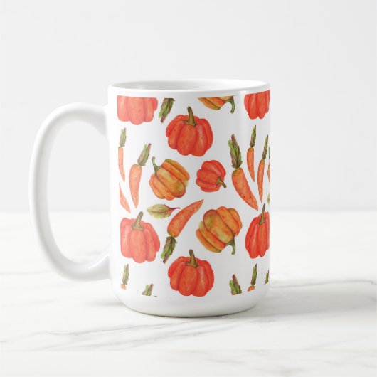 ORANJE HERFST POMPOENEN & WORTELS KOFFIEMOK (Links)