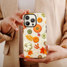 Oranje herfst Pumpkin iPhone 13 Hoesje Case Mate