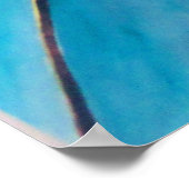 Oranje herfst verlaat oorspronkelijke waterverf ku poster (Hoek)