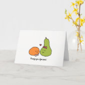 "Oranje het Wenskaart u van een Fijne Peer" Kaart (Gele Bloem)