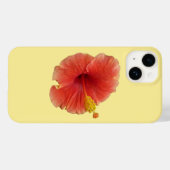 Oranje Hibiscus Bloem Tropische Floral Case-Mate iPhone Case (Achterkant (horizontaal))