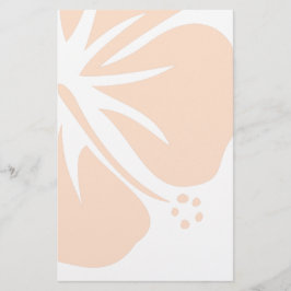Oranje Hibiscus Briefpapier