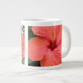 Oranje Hibiscus Flower Macro Mok (Voorkant rechts)