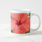Oranje Hibiscus Flower Macro Mok (Rechts)