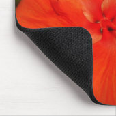 Oranje Hibiscus Flower Mousepad Muismat (Hoek)