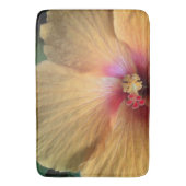 Oranje Hibiscus Ruffle Badmat (Voorkant Verticaal)