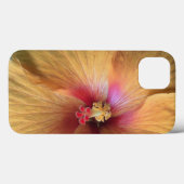 Oranje Hibiscus Ruffle Case-Mate iPhone Case (Achterkant (horizontaal))