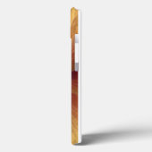 Oranje Hibiscus Ruffle Case-Mate iPhone Case (Achterkant / Links)