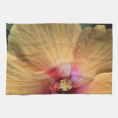 Oranje Hibiscus Ruffle Theedoek (Horizontaal)