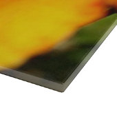 Oranje Hibiscus Side Uitzicht Snijplank (Hoek)