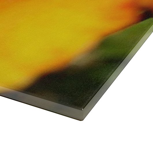 Oranje Hibiscus Side Uitzicht Snijplank (Hoek)