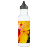 Oranje Hibiscus Side Uitzicht Waterfles (Rechts)
